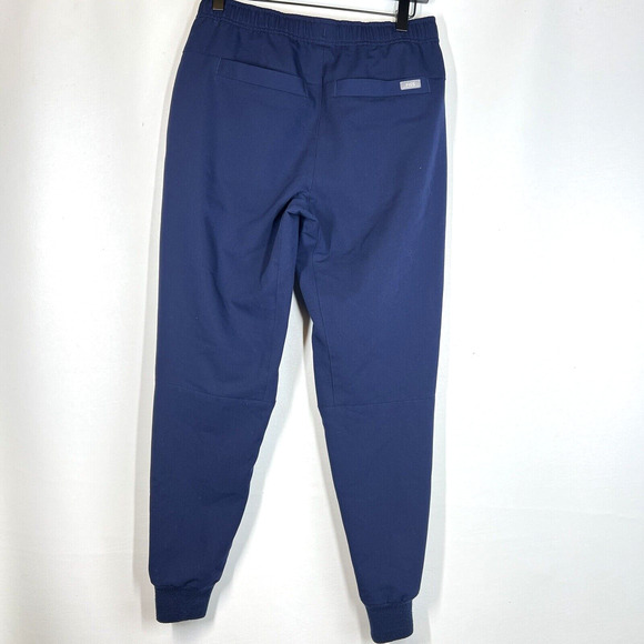 Figs Scrub Pants Joggers Unisex Sz XS/S Blue Elastic Waist - Picture 2 of 10